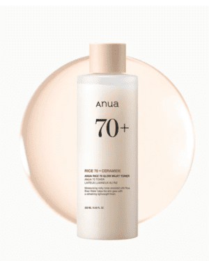 Anua Rice 70 Glow Milky Toner 250ml bottle