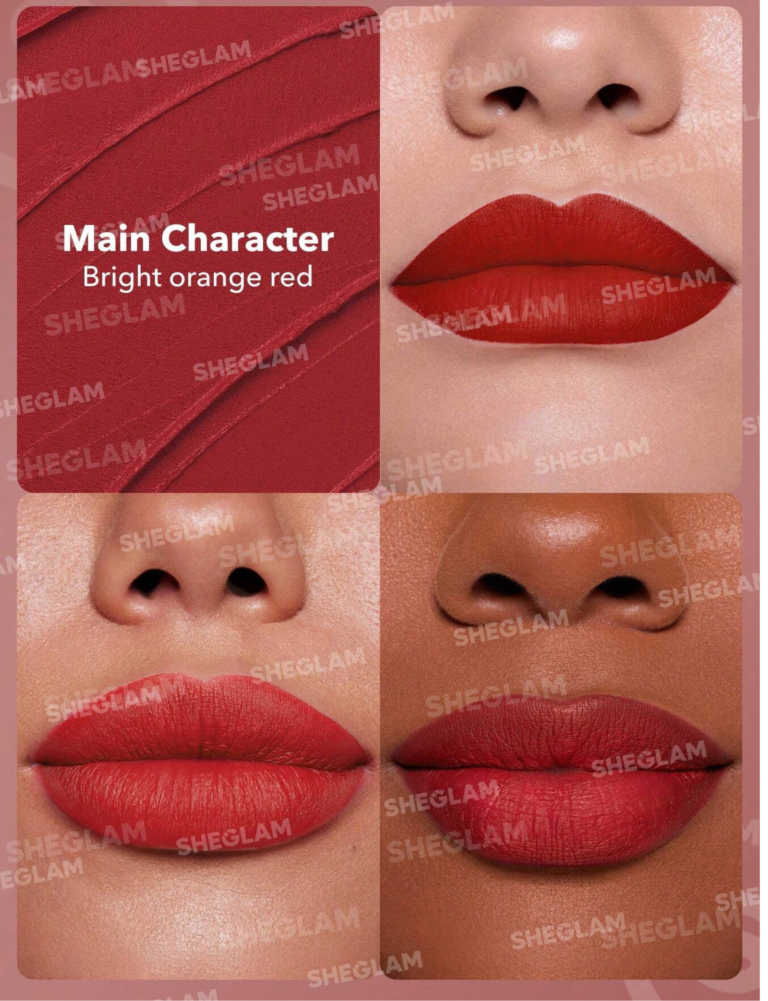 Second image of SHEGLAM Dynamatte Boom Long Lasting Matte Lipstick (Main Character)