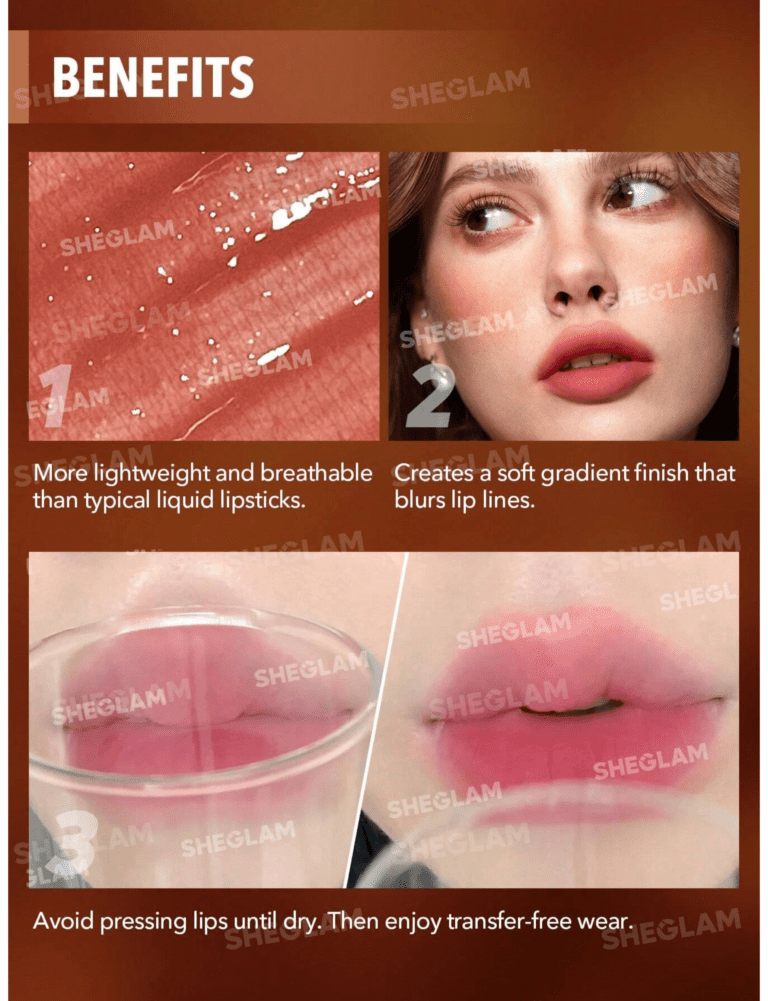 Second image of SHEGLAM SOFT HAZE LIP BLUR LIP TINTS (TEXT ME)