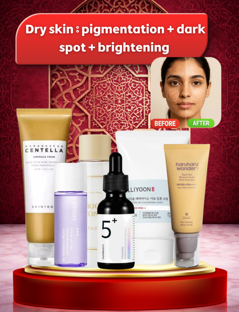 Dry Skin: Pigmentation + dark spot + brightening