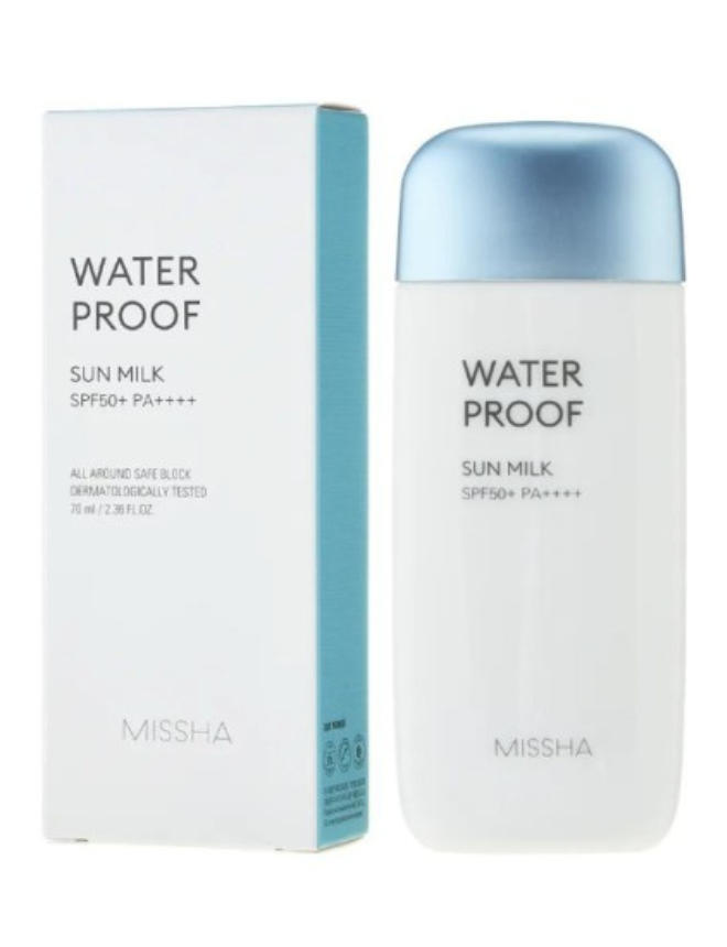 MISSHA ALL AROUND SAFE BLOCK WATERPROOF SUN MILK SPF50+PA+++ 70ML