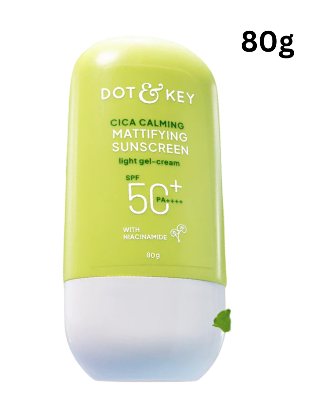 DOT & KEY CICA CALMING MATTIFYING SUNSCREEN SPF 50+ PA++++ 80GM