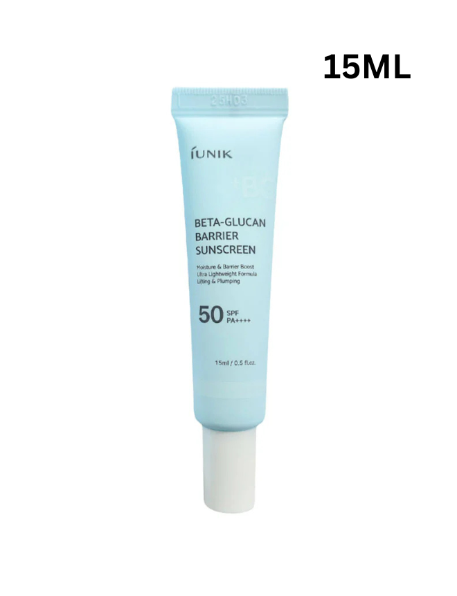 IUNIK BETA GLUCAN BARRIER SUNSCREEN SPF50 PA ++++ 15ML