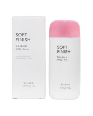 MISSHA ALL AROUND SAFE BLOCK SOFT FINISH SUN MILK SPF50+/PA+++ 70ML