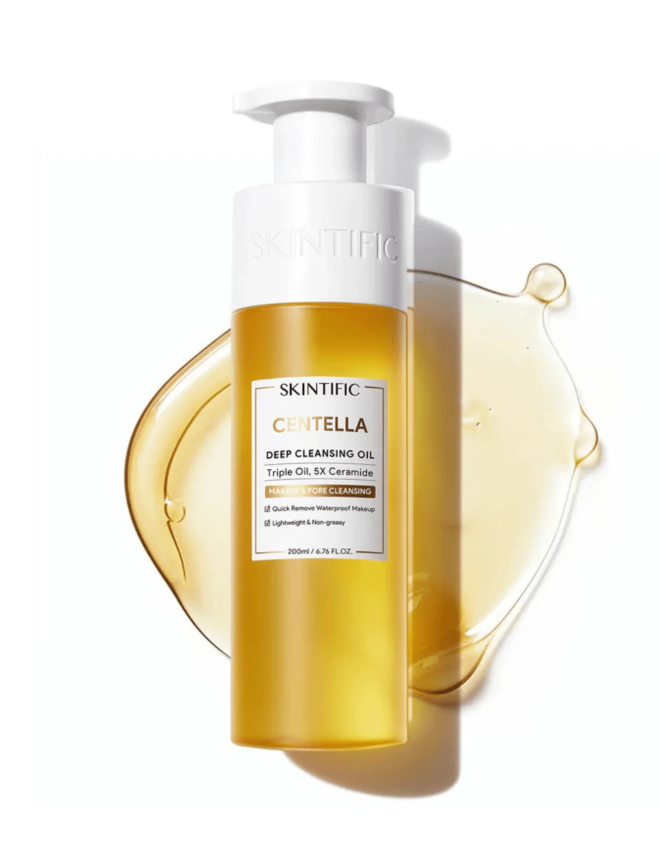 SKINTIFIC CENTELLA DEEP CLEANSING OIL MAKEUP REMOVER 200ML