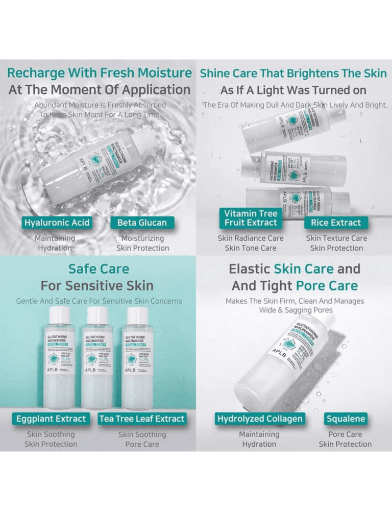 Second image of APLB GLUTATHIONE NIACINAMIDE FACIAL TONER