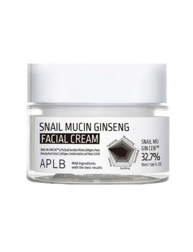 APLB SNAIL MUCIN GINSENG FACIAL CREAM 55ML