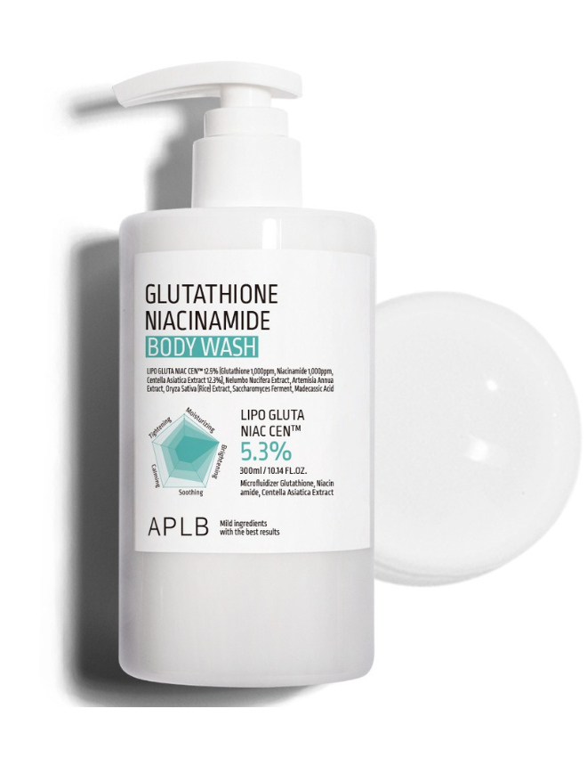 APLB GLUTATHIONE NIACINAMIDE BODY WASH 300ML