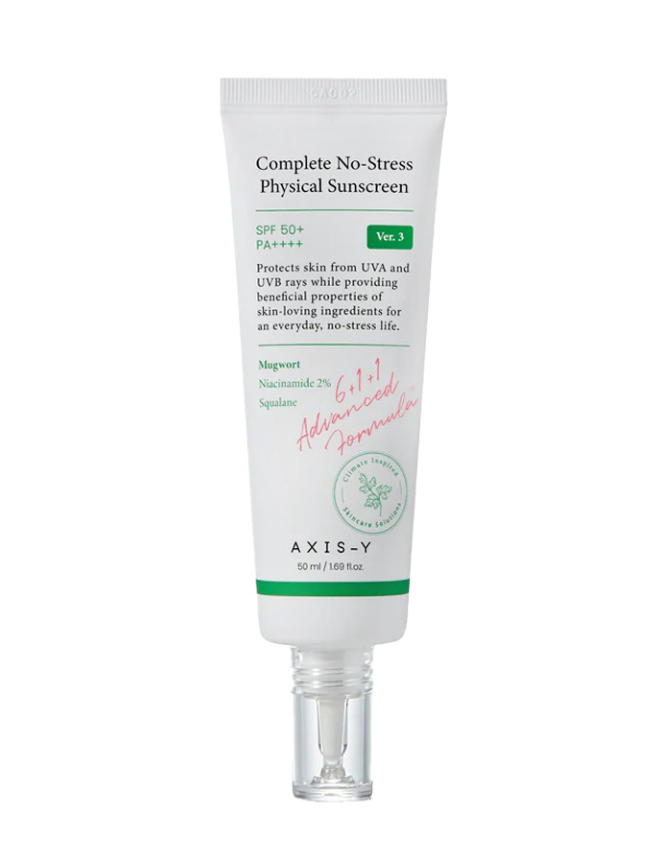 AXIS Y COMPLETE NO STRESS PHYSICAL SUNSCREEN 50ML