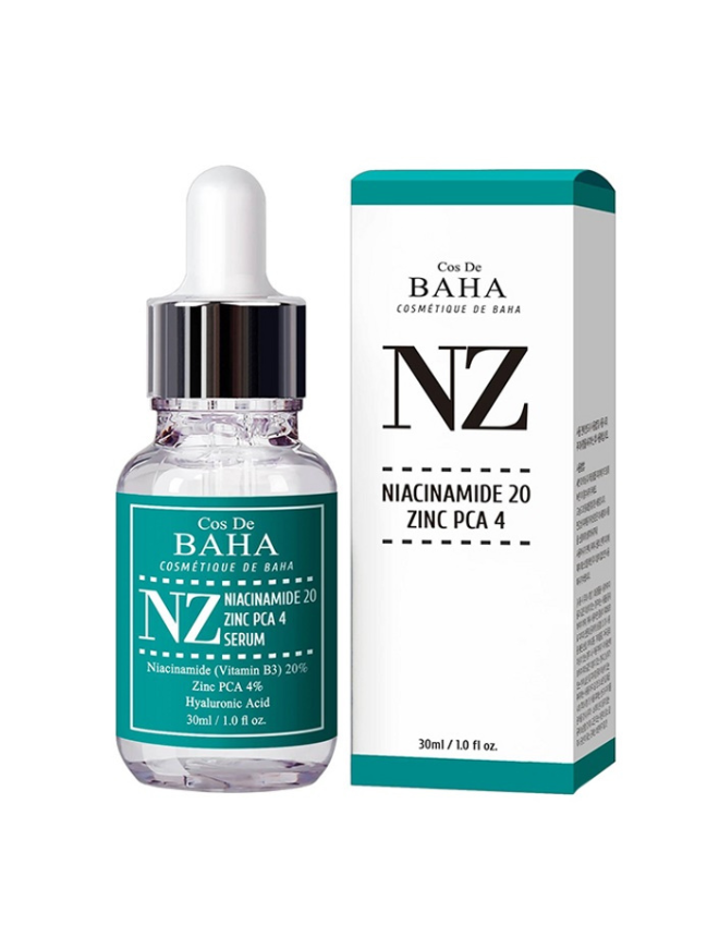 COS DE BAHA NIACINAMIDE 20% + ZINC 4% SERUM (NZ) 30ML