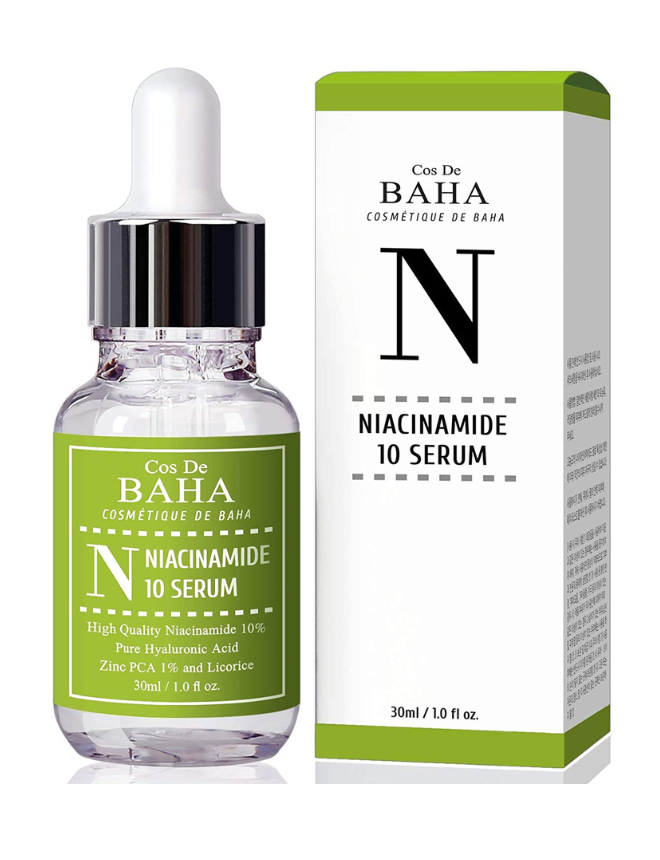 COS DE BAHA 10% NIACINAMIDE BOOSTER SERUM WITH 1% ZINC (N) 30ML