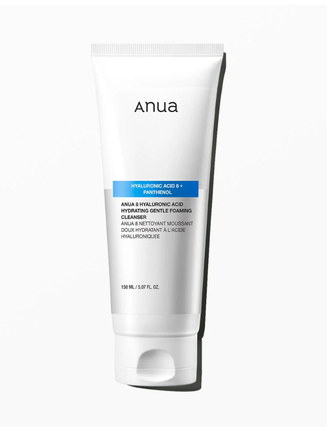 ANUA 8 HYALURONIC ACID HYDRATING GENTLE FOAMING CLEANSER 150ML