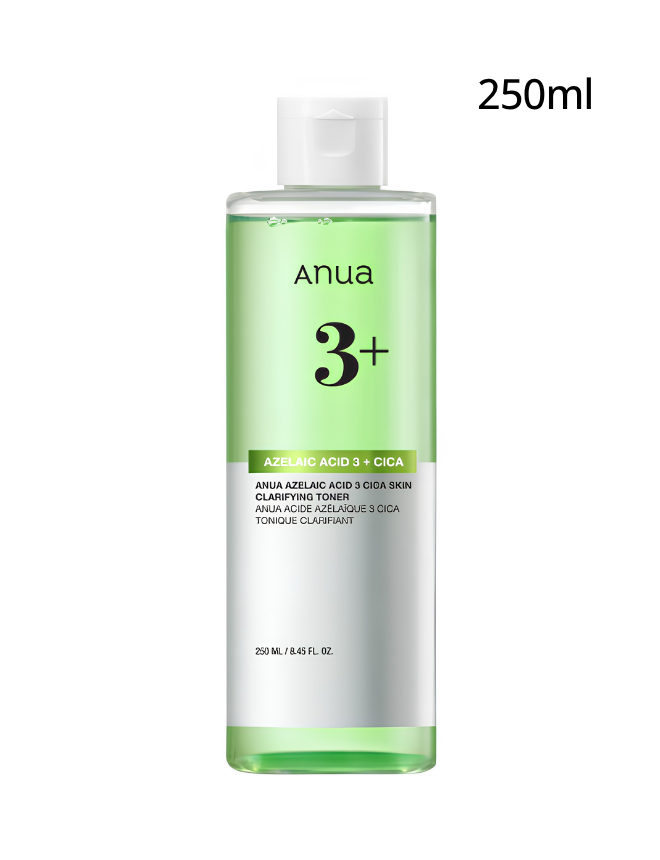 ANUA AZELAIC ACID 3 CICA SKIN CLARIFYING TONER 250ML