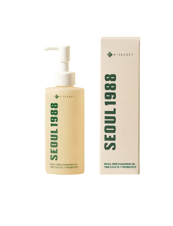 K SECRET SEOUL 1988 CLEANSING OIL PINE CICA 1% + PROBIOTICS 200ML