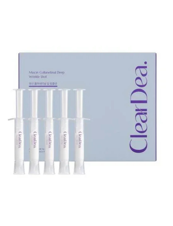 CLEAR DEA MUCIN COLLANETINAL DEEP WRINKLE SHOT (5EA) – 4ML X 5EA (SET)