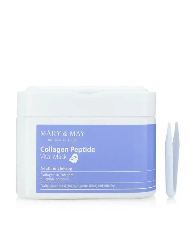 Mary & May Collagen Peptide Vital Mask (30pcs)