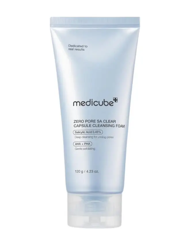 MEDICUBE Zero Pore SA Clear Capsule Cleansing Foam - 120g