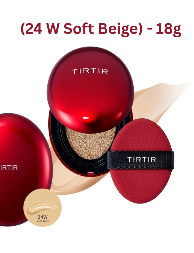 TIRTIR MASK FIT RED CUSHION FOUNDATION (24W SOFT BEIGE) – 4.5 G