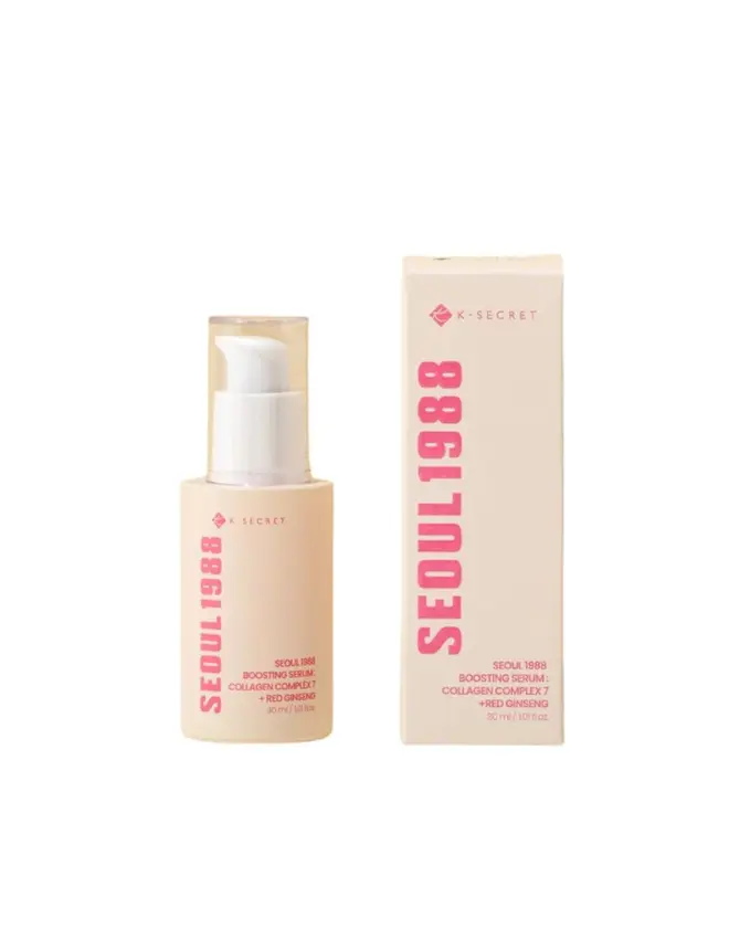 K SECRET SEOUL 1988 Boosting Serum : Collagen Complex 7 + Red Ginseng - 30ml