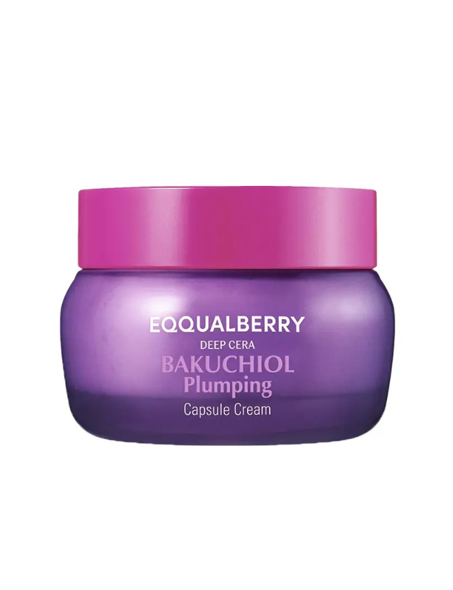 EQQUALBERRY BAKUCHIOL PLUMPING CAPSULE CREAM 50ML