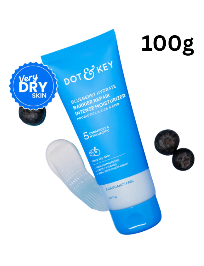 DOT & KEY BLUEBERRY HYDRATE BARRIER REPAIR INTENSE MOISTURIZER (FOR VERY DRY SKIN) – 100ML