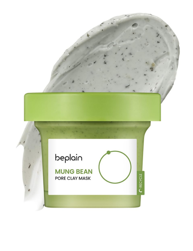 BEPLAIN MUNG BEAN PORE CLAY MASK 120ML + MUNG BEAN PORE SERUM (1ML × 3EA) SET