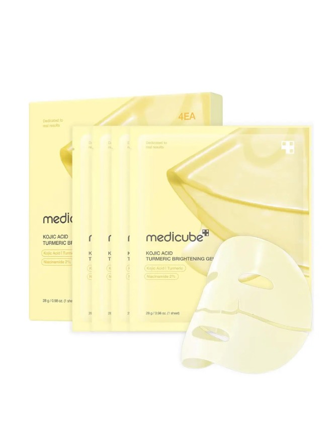 MEDICUBE KOJIC ACID TURMERIC BRIGHTENING GEL MASK