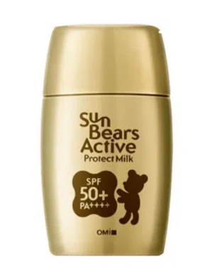 OMI BROTHERS SUN BEARS ACTIVE PROTECT MILK SPF50+ PA++++ 30G