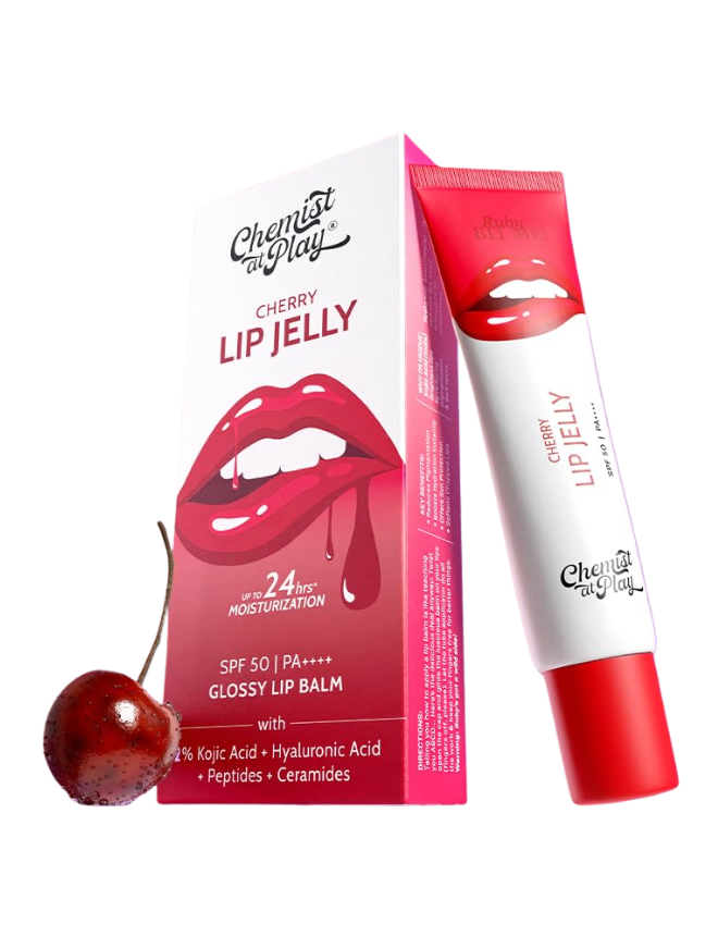 CHEMIST AT PLAY CERAMIDES + 2% KOJIC ACID TINTED LIP BALM (CHERRY) SPF 50 PA++++ 10G