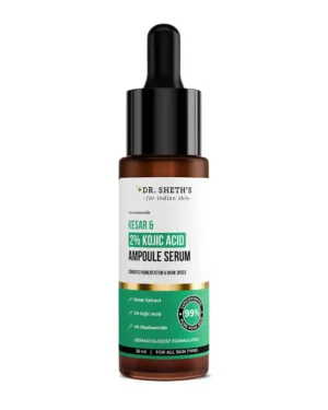 DR.SHETHS KESAR & 2% KOJIC ACID AMPOULE SERUM 30ML