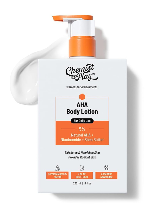 CHEMIST AT PLAY AHA BODY LOTION WITH 5% NATURAL AHA 236ML