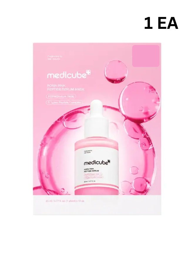 MEDICUBE PDRN PINK PEPTIDE SERUM SHEET MASK