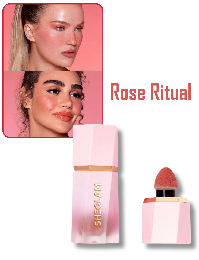 SHEGLAM COLOR BLOOM LIQUID BLUSH MATTE FINISH ROSE RITUAL