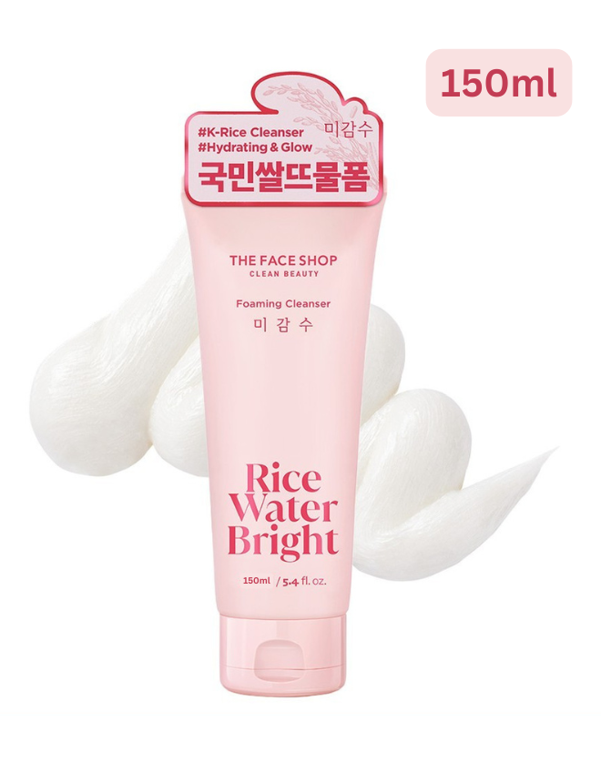 THE FACE SHOP RICE WATER BRIGHT FOAMING CLEANSER 150ML