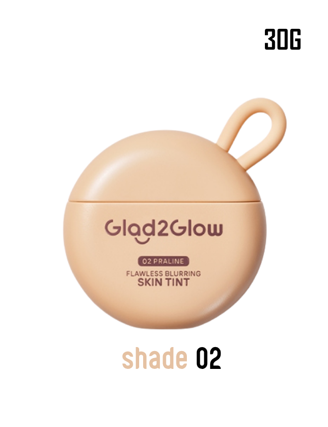 GLAD2GLOW FLAWLESS BLURRING SKIN TINT HIGH COVERAGE 30G (02)