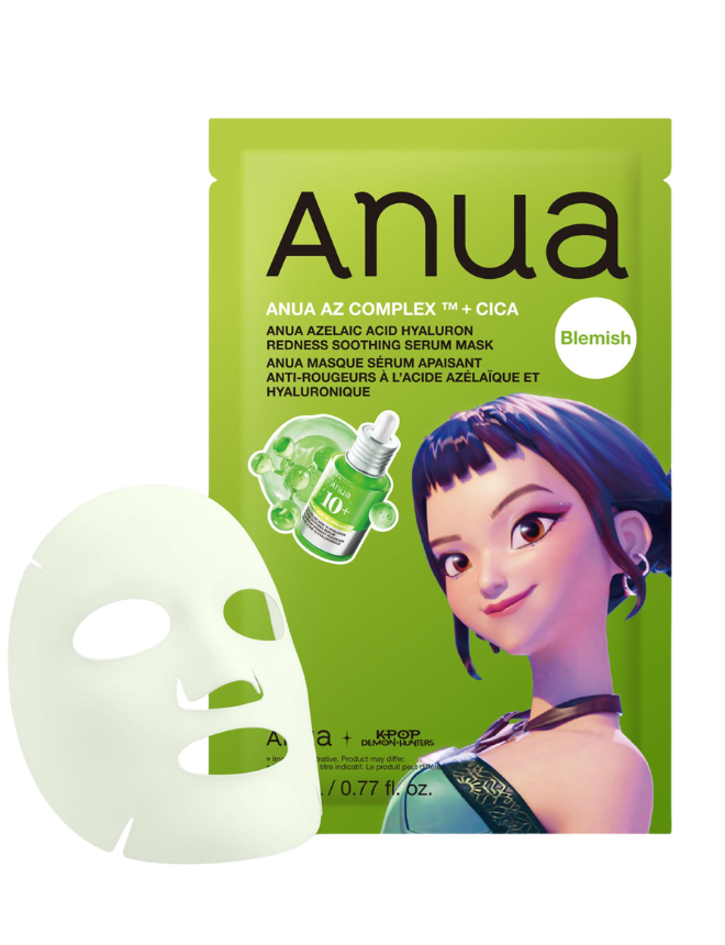ANUA AZELAIC ACID HYALURON REDNESS‑SOOTHING SERUM MASK 23ML