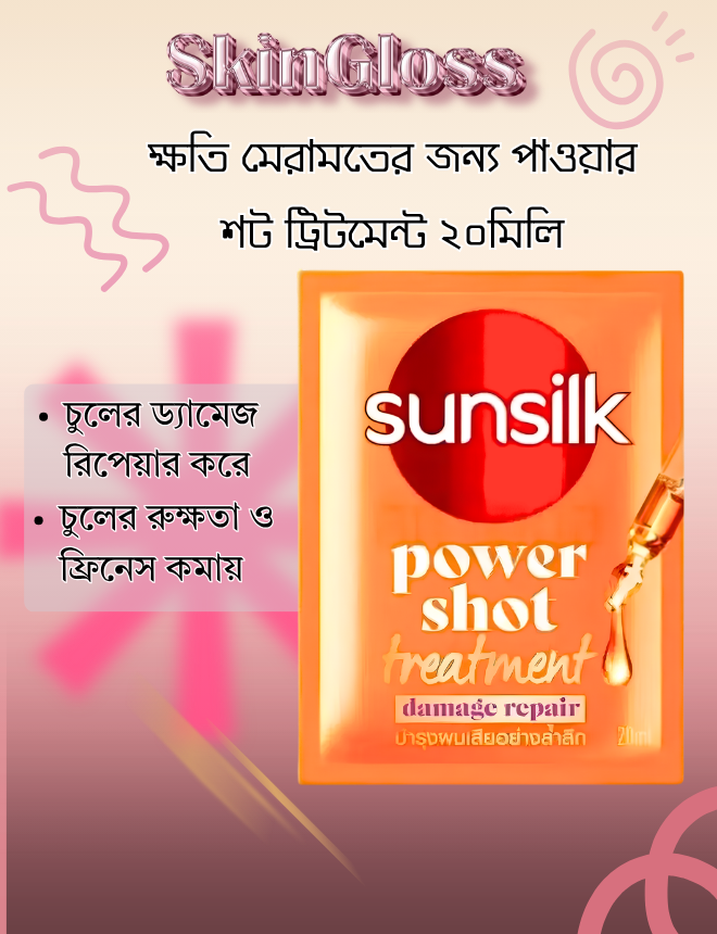 SUNSILK POWER SHOT TREATMENT FOR DAMAGE REPAIR 20ML