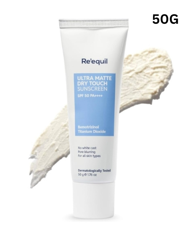 REEQUIL ULTRA MATTE DRY TOUCH SUNSCREEN SPF50+ 50GM