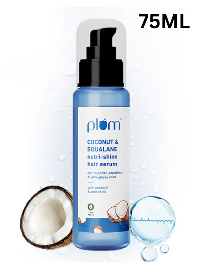 PLUM COCONUT & SQUALANE NUTRI SHINE HAIR SERUM 75ML